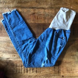 Jessica Simpson Distressed Maternity Jean - Size M
